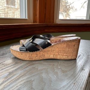 LIKE NEW Sam Edelman Raynere cork wedge | size 10